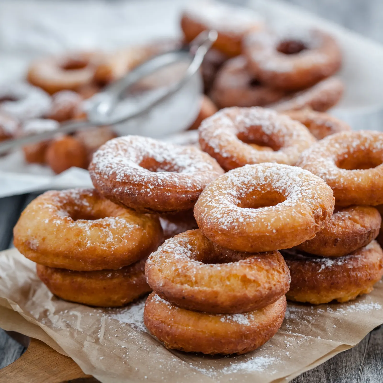Homemade beignets