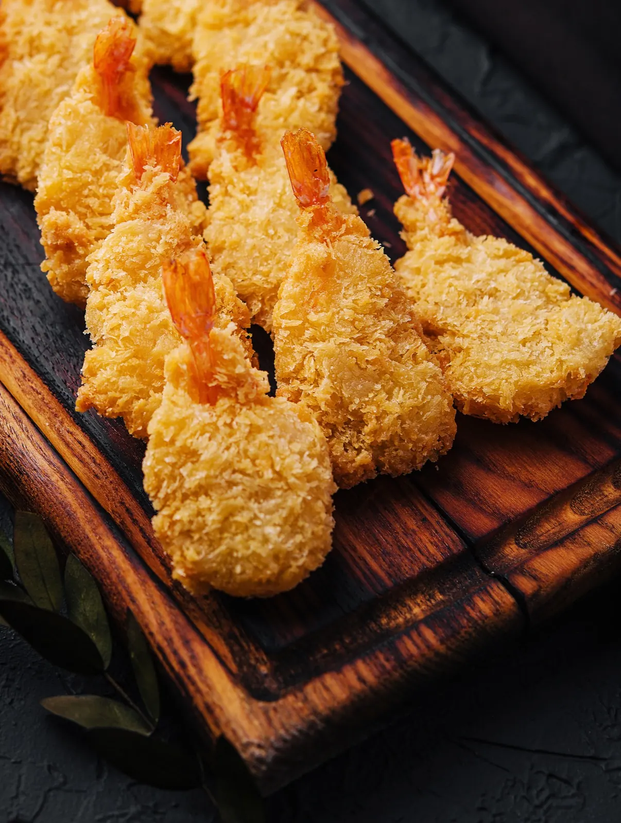 Crispy fried shrimp tempura
