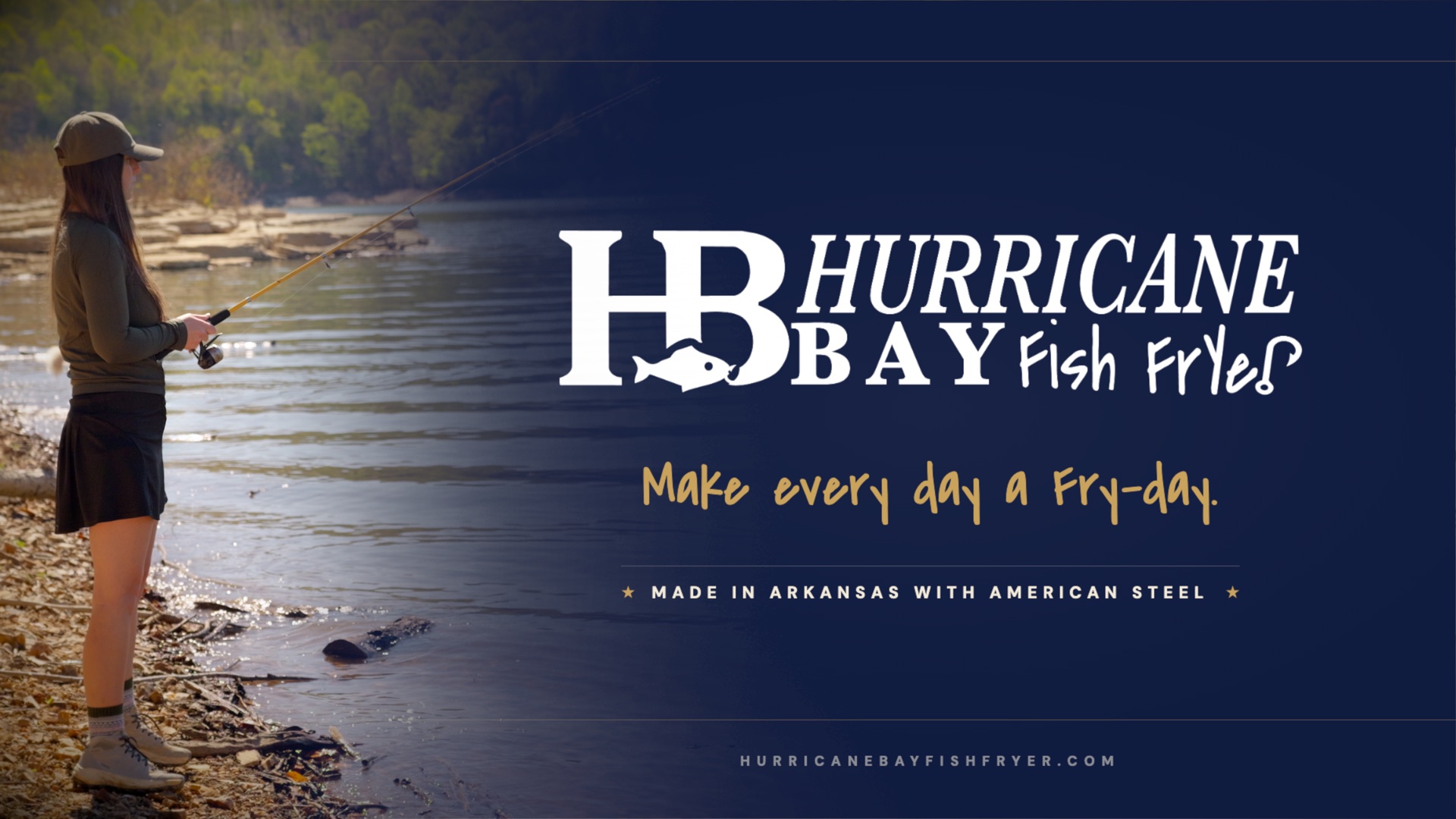 Hurricane Bay Fish Fryer in action