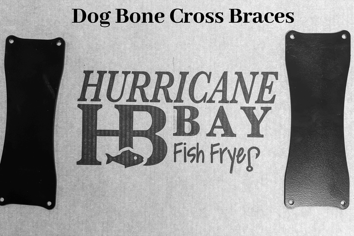 The two dog-bone cross braces