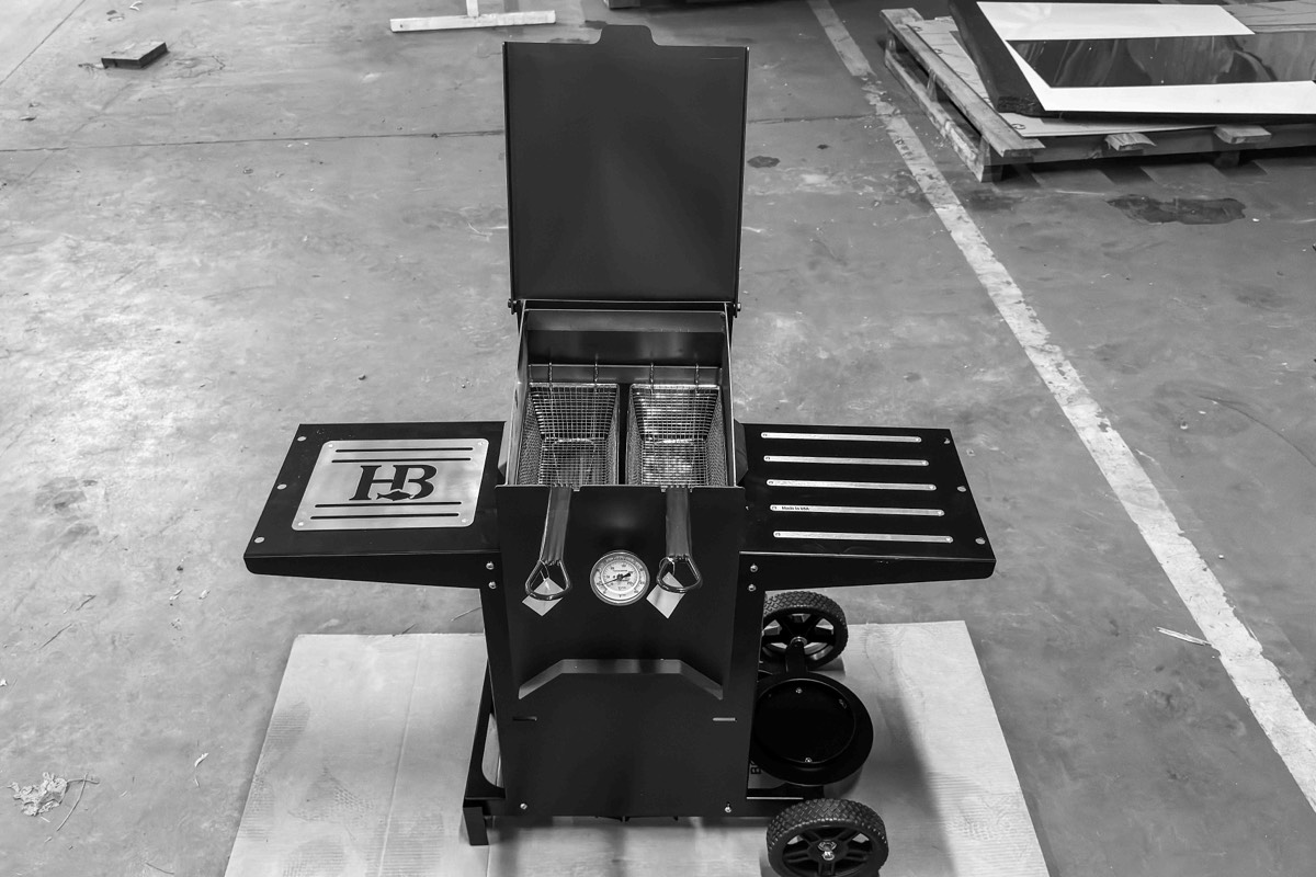 Fully assembled Hurricane Bay HB-4 fryer