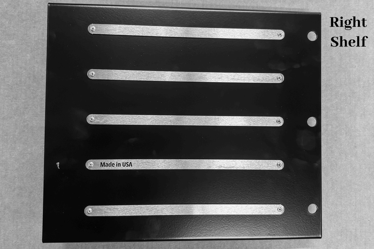 Right slatted shelf